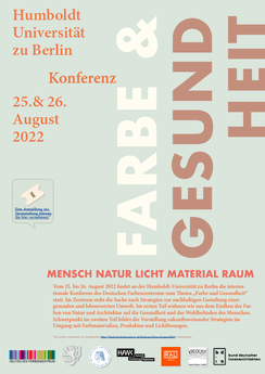 Plakat Farbe Gesundheit Berlin 2022